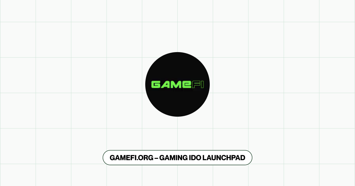 GameFi.org – Gaming IDO Launchpad